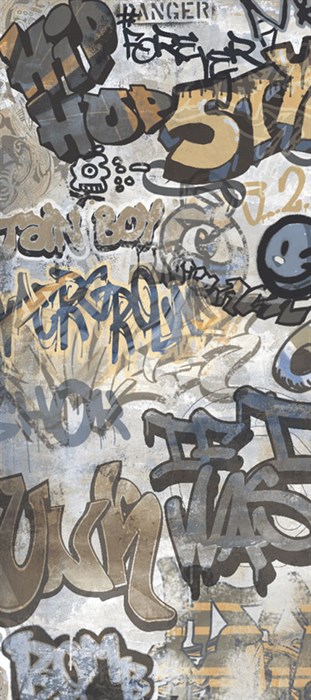 City Plaster Graffiti Grey - фото 5506