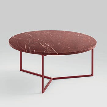 Origo coffee table rosso jasper
